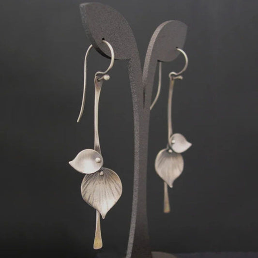 Silver Leaf Earrings