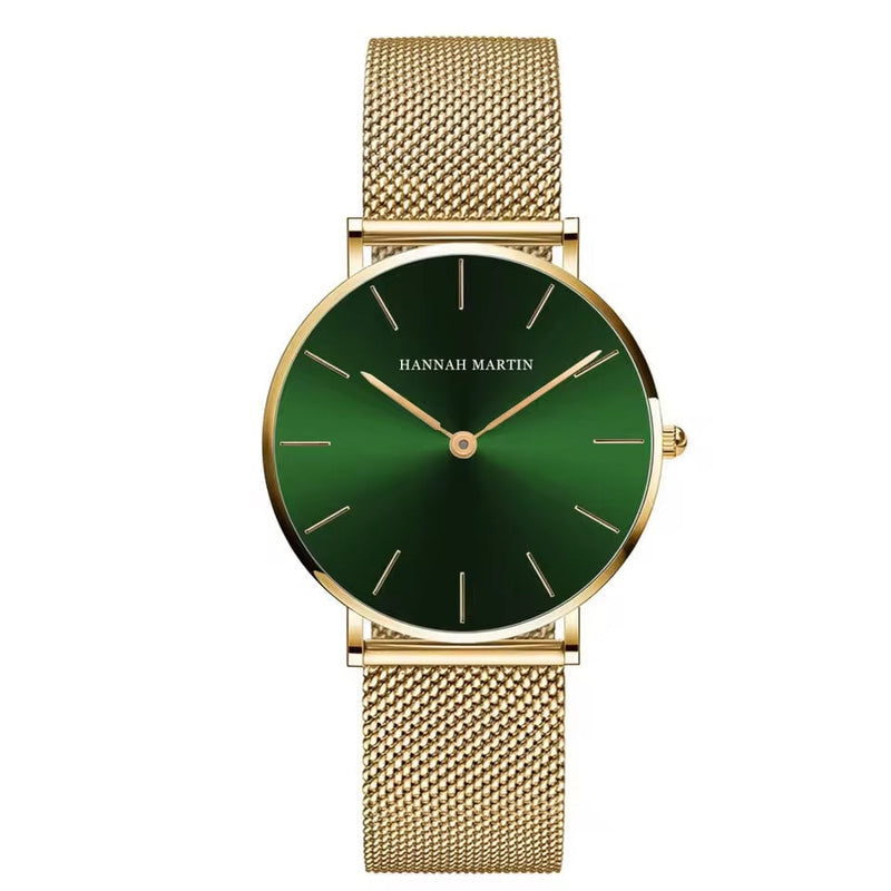 Rose Gold Wristwatch Featuring Quartz Movement