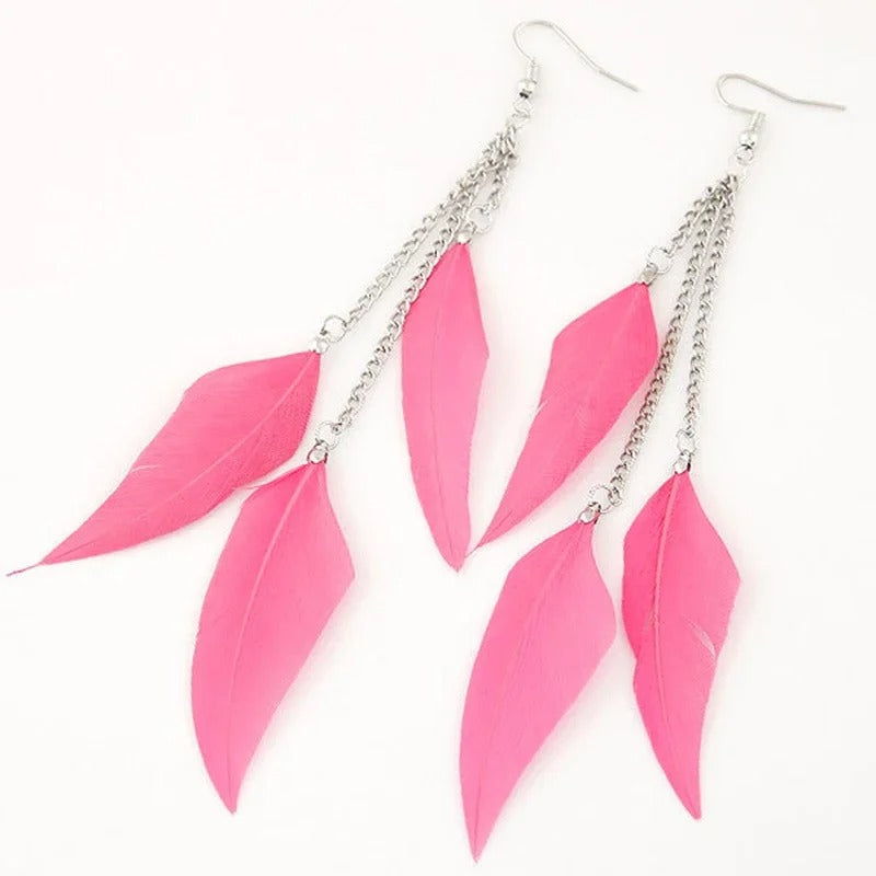 Bohemian Feather Earrings