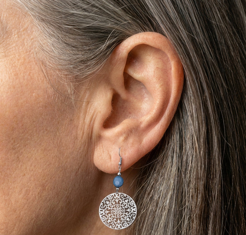 Bohemian Hollowed Circular Earrings