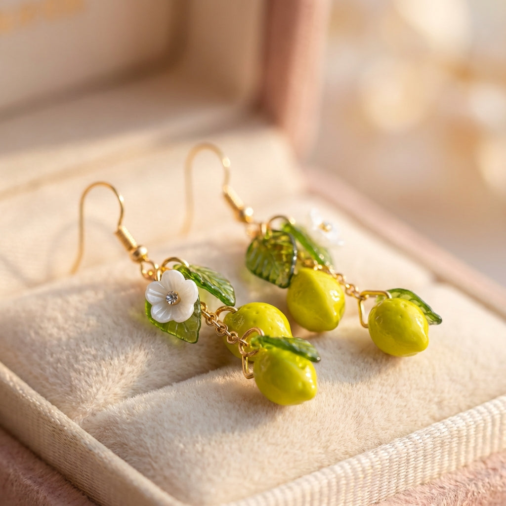 Bohemian Lemon Earrings