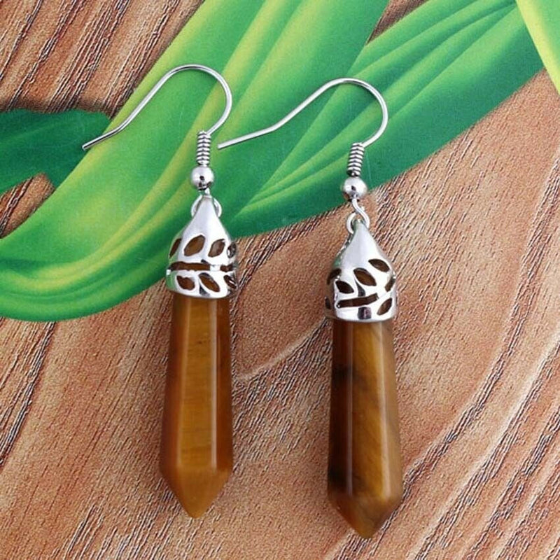 Bohemian Tiger Eye Earrings
