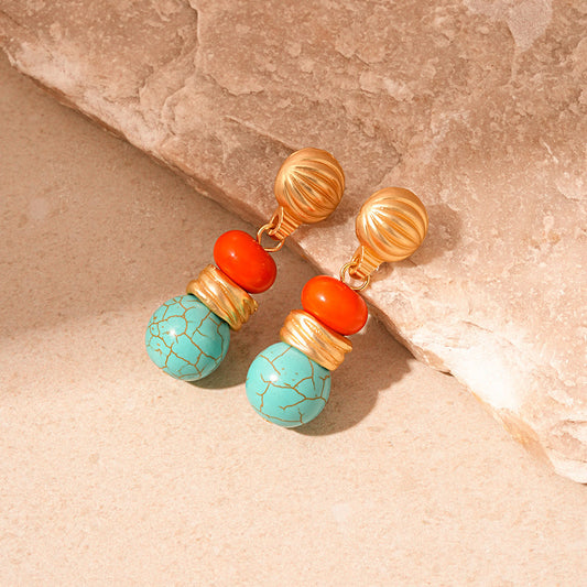 Bohemian Turquoise Earrings