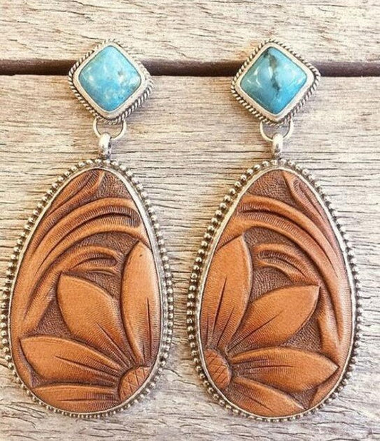 Bohemian Turquoise Earrings