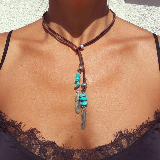 Bohemian Turquoise Necklace