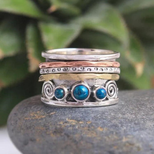 Boho Turquoise Ring
