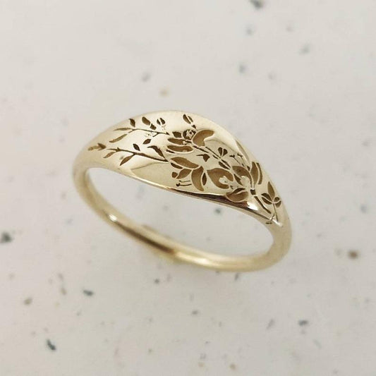 Botanical Gold Ring