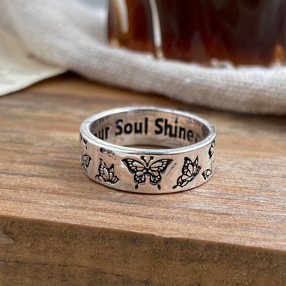 Butterfly Silver Ring