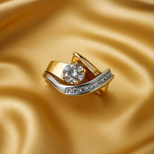Dual-tone Zirconia Ring