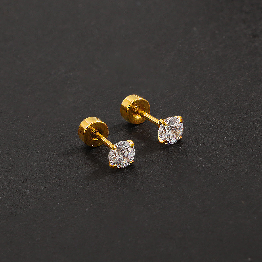 Classic Diamond Earrings