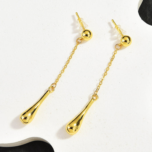 Classic Gold Drop Earrings