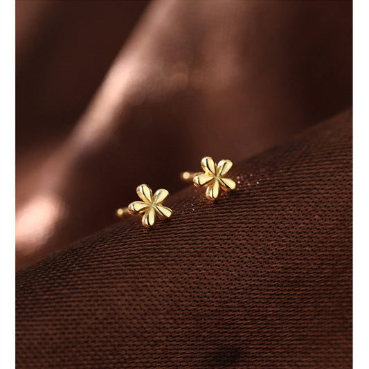Classic Gold Flower Earrings
