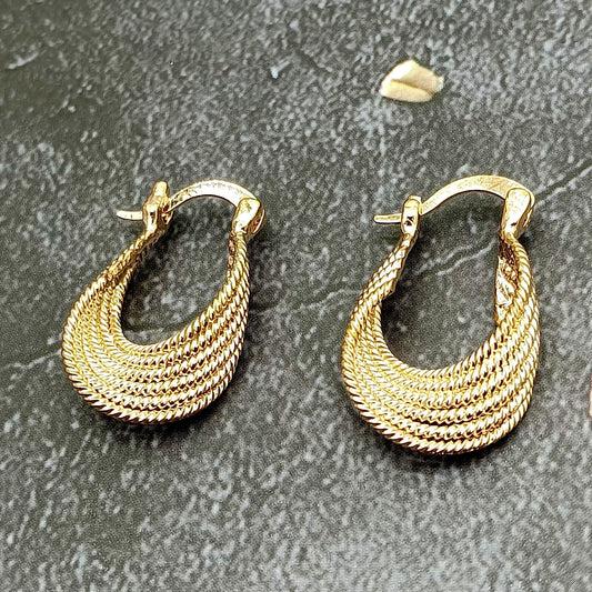 Classic Gold Hoop Earrings