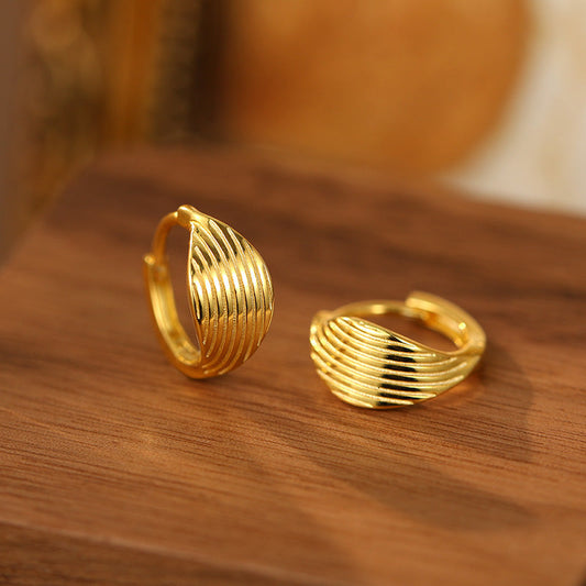 Classic Gold Hoop Earrings