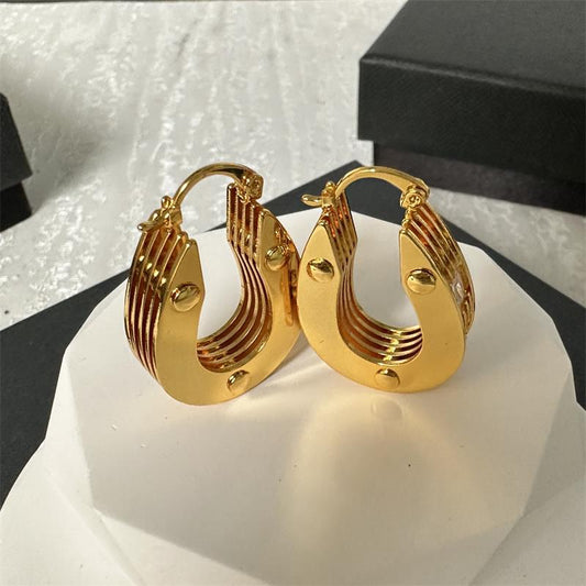 Classic Gold Hoop Earrings