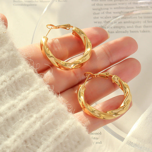 Classic Gold Hoop Earrings