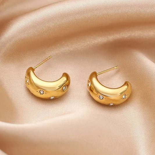 Classic Gold Hoop Earrings