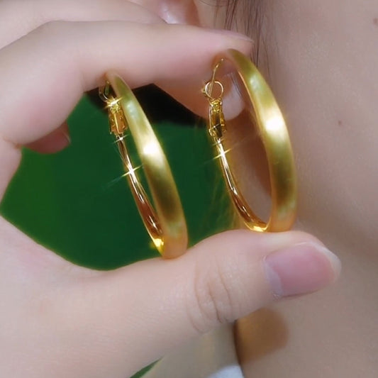 Classic Gold Hoop Earrings