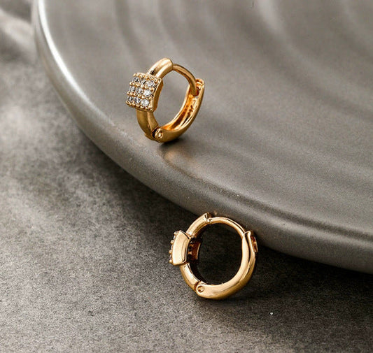 Classic Gold Huggie Earrings