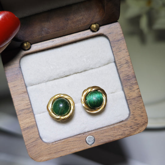 Classic Malachite Earrings