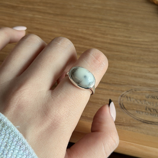 Classic Moonstone Ring