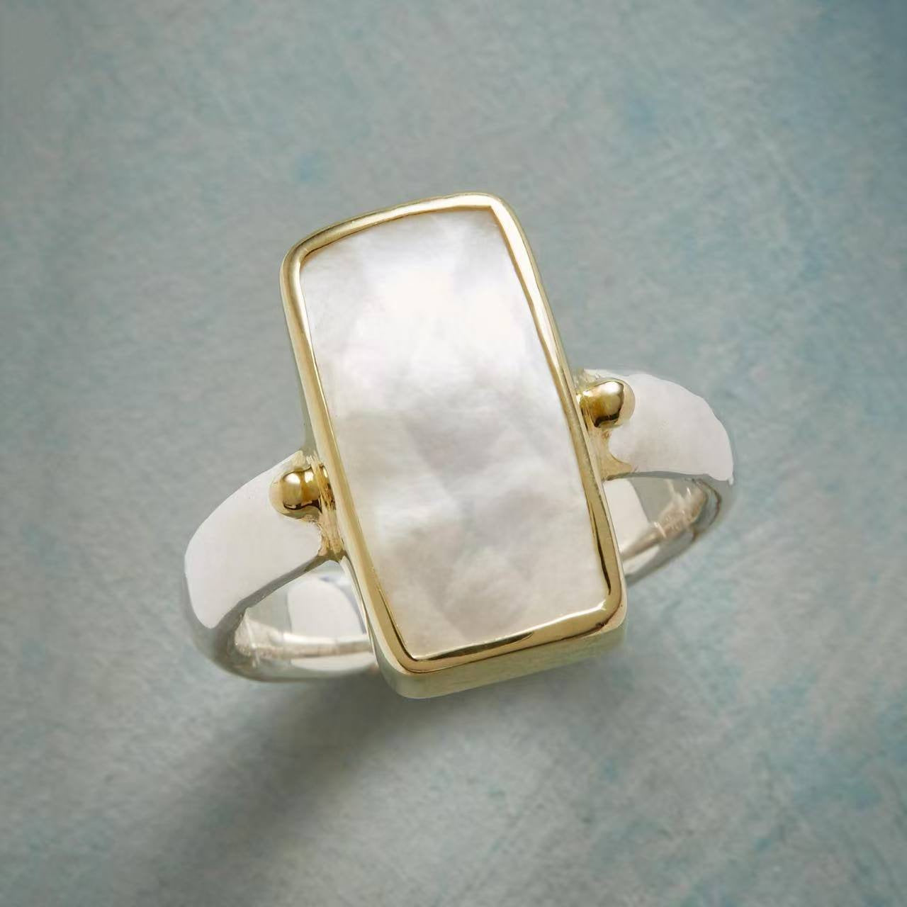Classic Mother Of Pearl Ring