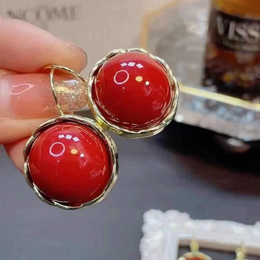 Classic Red Earrings