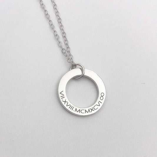 Classic Roman Numeral Necklace