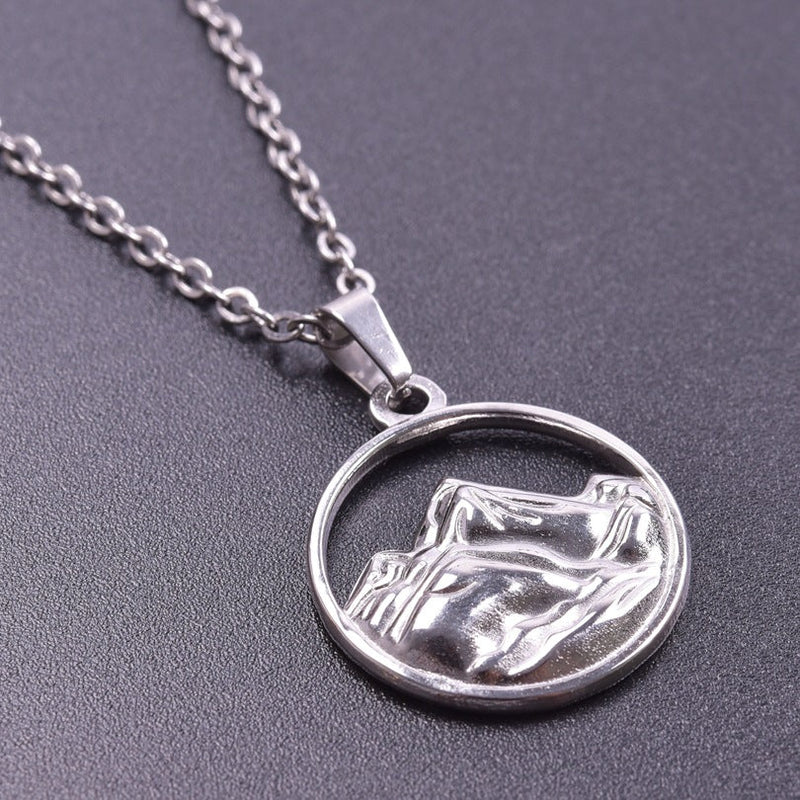 Classic Silver Pendant Necklace