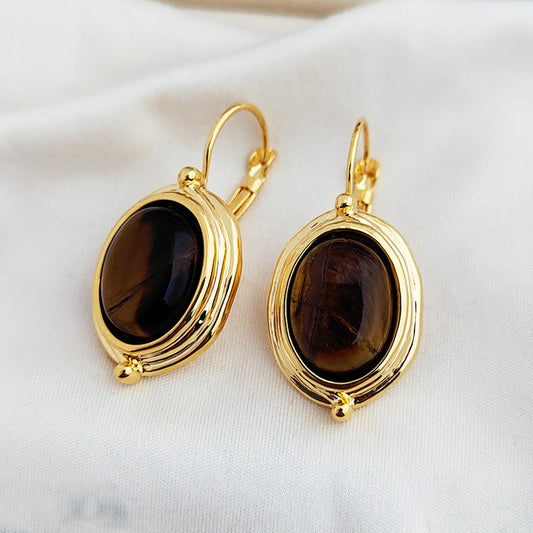 Classic Smoky Quartz Earrings