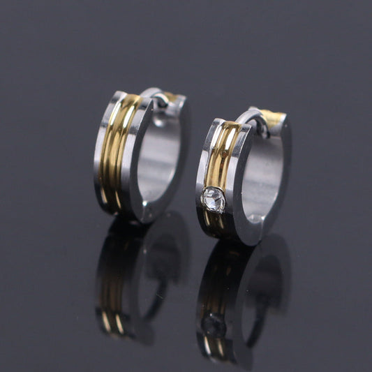 Classic Two Tone Earrings