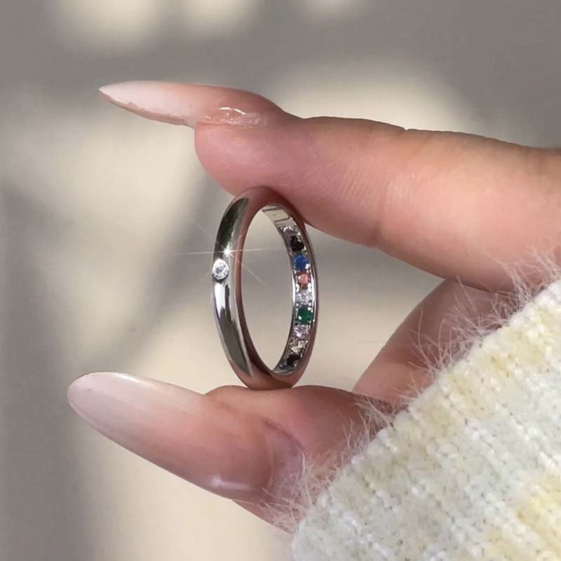 Colorful Gemstone Ring