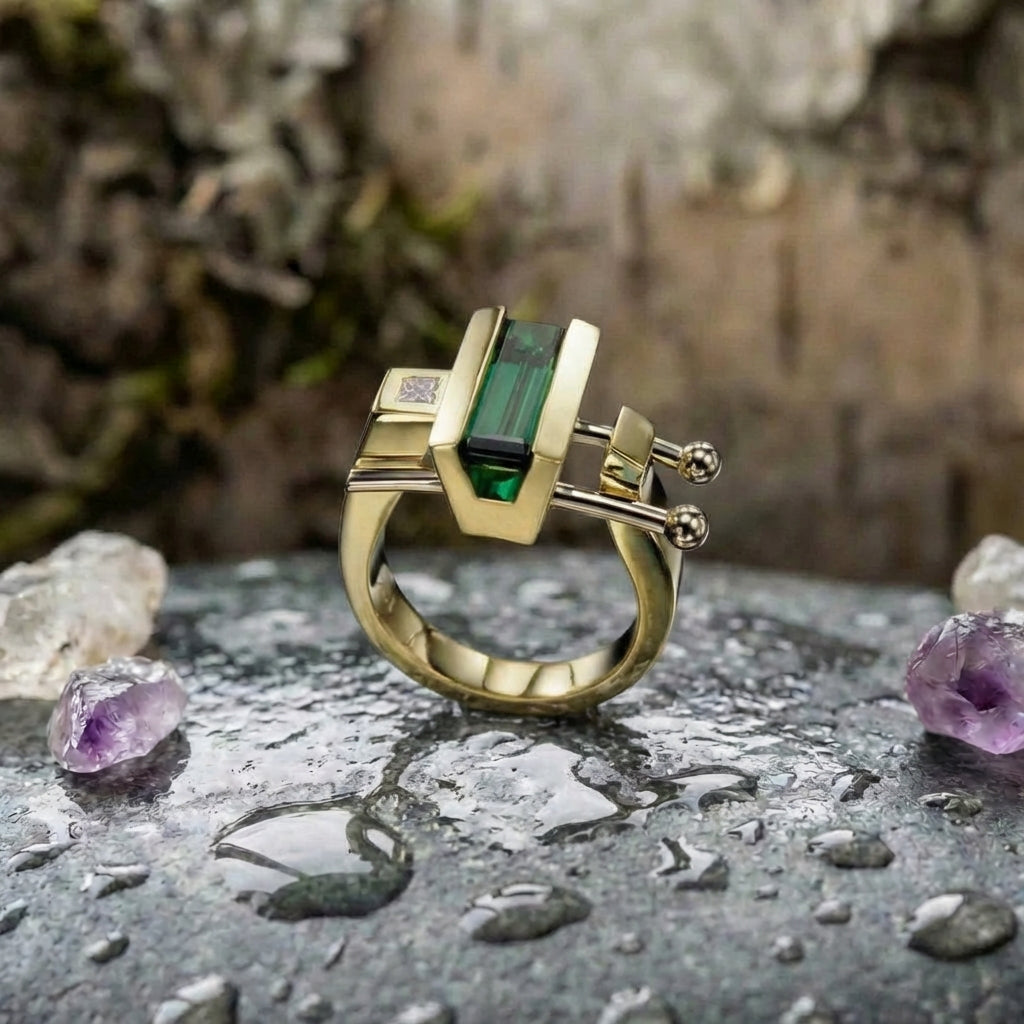 Beautiful Gold Ring With Unique Style