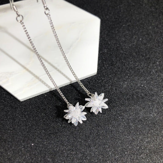 Delicate Crystal Earrings
