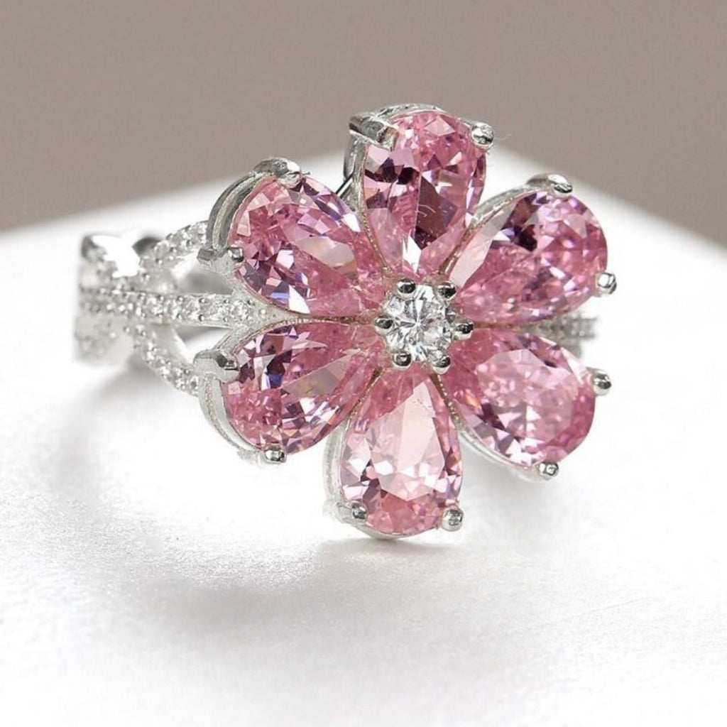 Pink Magnolia Ring