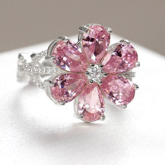 Pink Magnolia Ring
