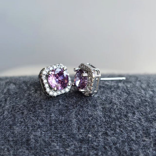 Elegant Amethyst Earrings