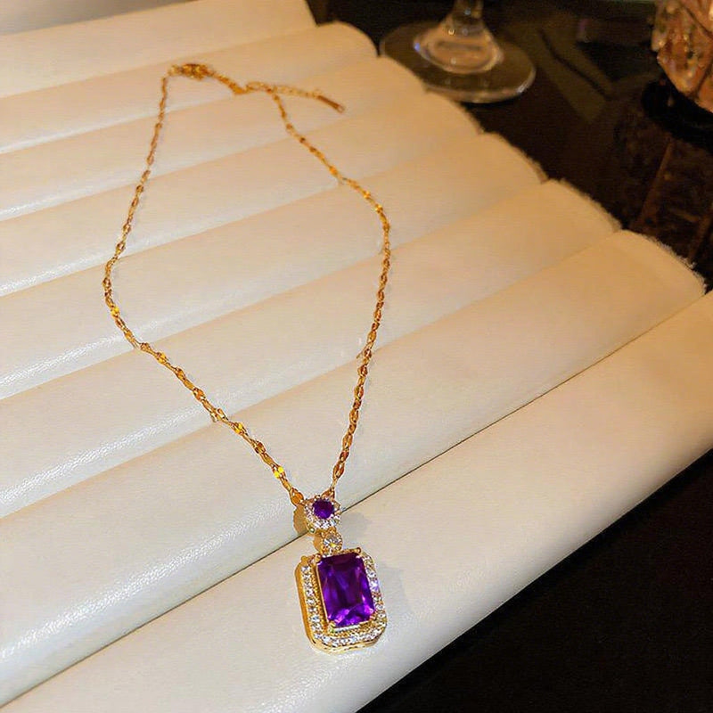 Elegant Amethyst Necklace