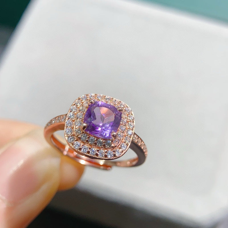Elegant Amethyst Ring