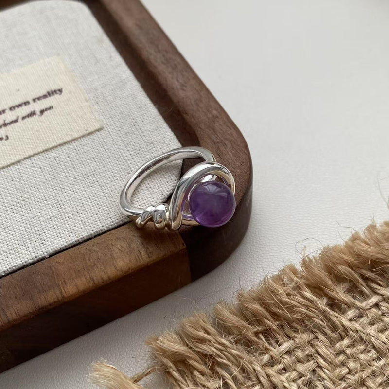 Elegant Amethyst Ring