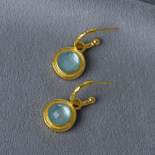 Elegant Aquamarine Earrings