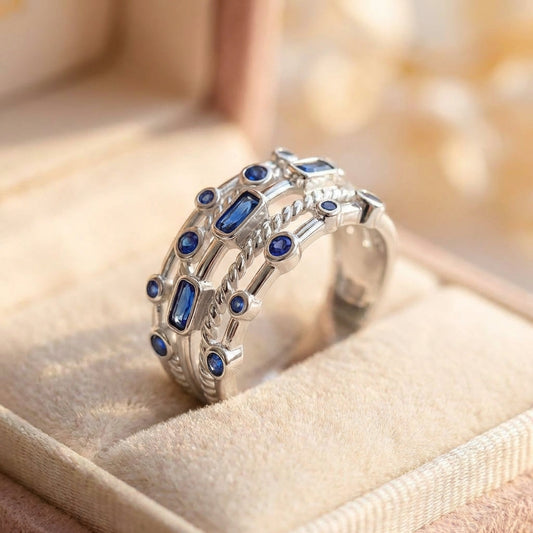 Elegant Blue Sapphire Ring