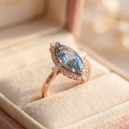 Elegant Blue Sapphire Ring