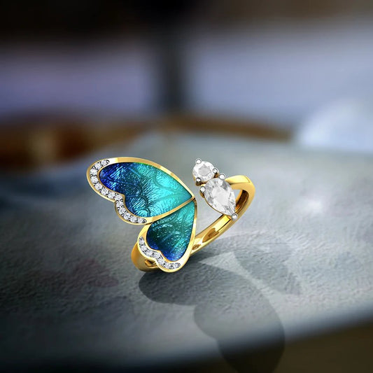 Elegant Butterfly Ring
