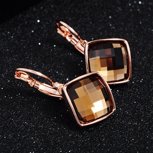 Elegant Champagne Earrings