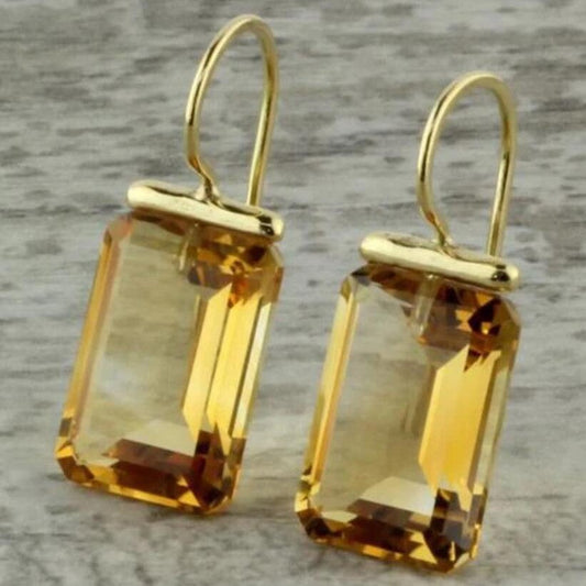 Elegant Citrine Earrings