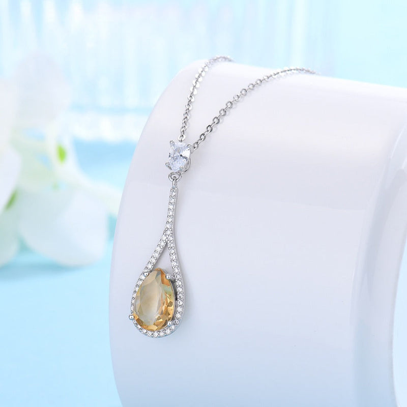 Elegant Citrine Necklace