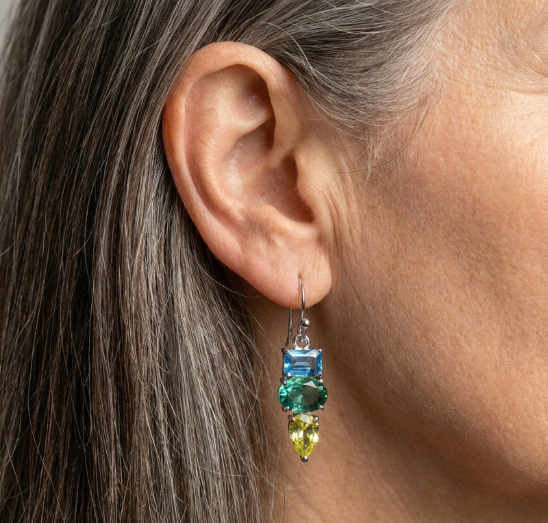 Crystal Dangle Earrings