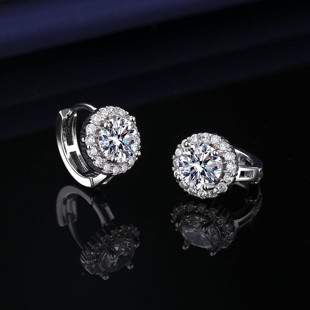 Elegant Crystal Double Clip