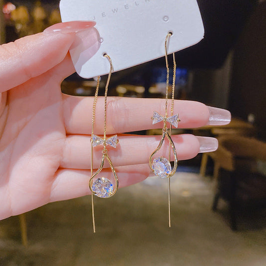 Elegant Crystal Drop Earrings